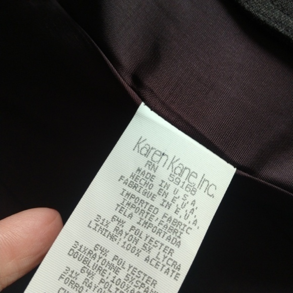 Karen Kane Gray Blazer/Jacket. - Picture 4 of 8